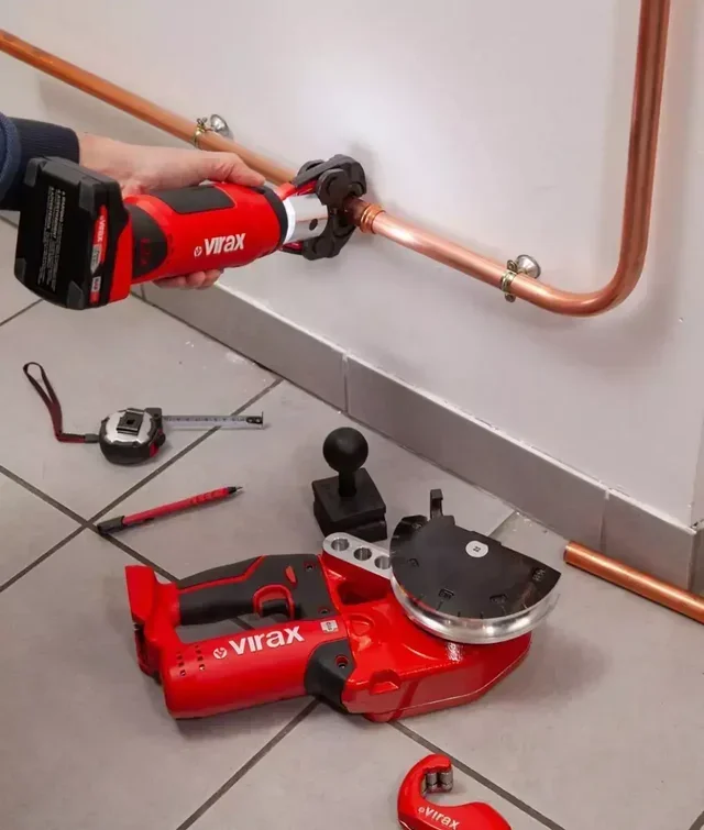 Cintreuse électroportative 18V Ministem Virax Ø 14-22 mm avec batterie 2Ah et coffret - Réf. 251774