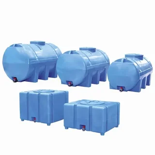 Depósito de agua autoportante JETLY 450-1900L válvula PVC 32mm HDPE grado alimenticio