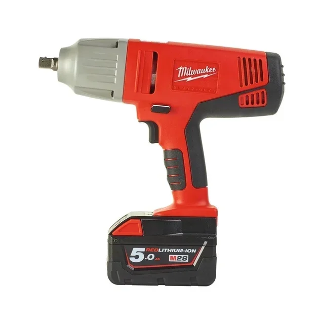 Clé à chocs Milwaukee M28 IW-502X 1/2" 440Nm avec 2 batteries 5Ah HD-Box