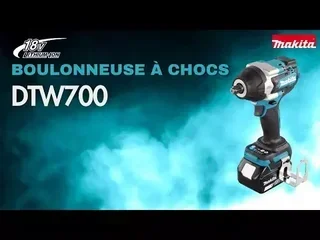 Clé à chocs MAKITA 18V 700 Nm DTW700ZJ sans batterie coffret MakPac