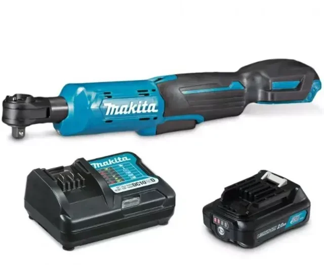 Makita WR100DWA 12V Impact Wrench 47.5 Nm with 2Ah Battery and Charger