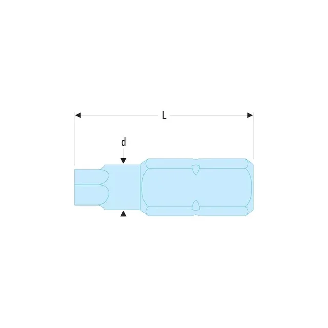 Hex Socket Bit 6mm FACOM EH.105 1/4" Drive Allen Key Wrench