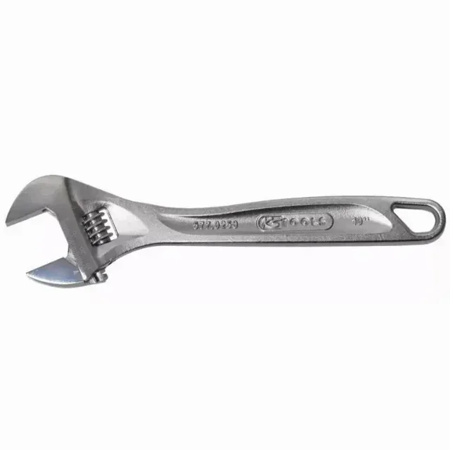 Clé à molette KS TOOLS 150 mm ouverture 18 mm - Angle 15° graduation précise