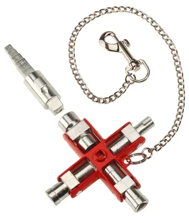 Clé à pipe débouchée multifonction VIRAX 12 empreintes - Réf. 261500