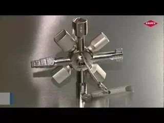 Clé universelle KNIPEX TWINKEY 10 profils magnétique 001101