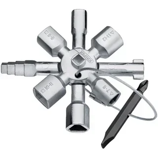 Clé universelle KNIPEX TWINKEY 10 profils magnétique 001101