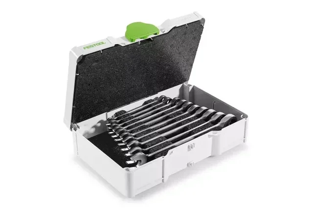 Jeu de 10 clés à cliquet FESTOOL 8-17 mm dans Systainer³ S 76 - Référence 578117