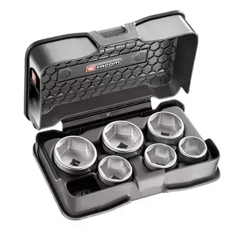 Coffret 6 clés à douille pour cloches de filtre à huile FACOM D.163-J6PB
