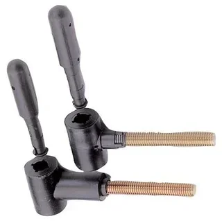 Fermaglio di fissaggio Polygondà TORBEL Ø14mm L100mm PVC bianco nero