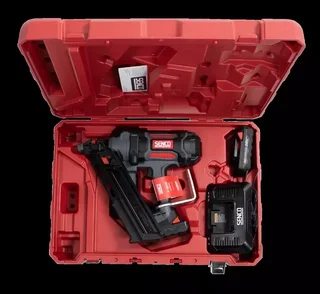 Cloueur charpente sans fil SENCO F-35XP 18V 90mm batteries 3.0Ah