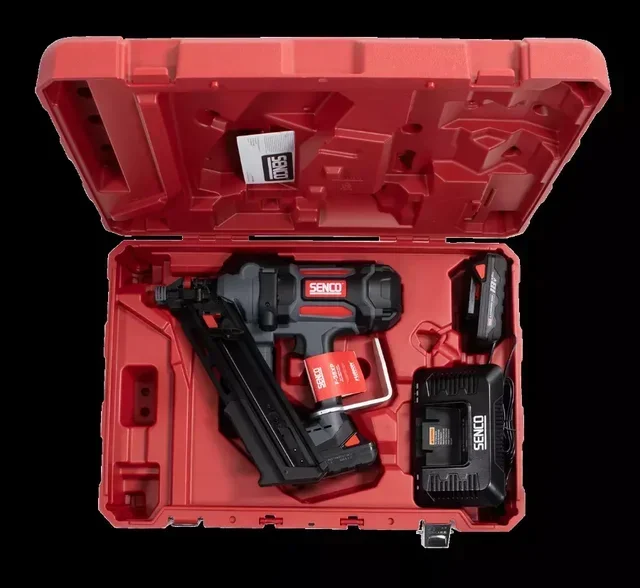 Cloueur charpente sans fil SENCO F-35XP 18V 90mm batteries 3.0Ah