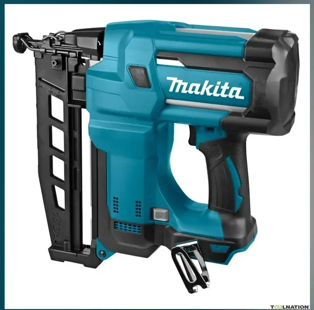 Makita DBN600RTJ 18V Stauchkopfnagler 16Ga 64mm mit 2x 5Ah Akkus Ladegerät MakPac Koffer