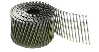 Clavos anillados en bobina cabeza plana 16° AERFAST 2,5x70 mm caja 7200 unidades