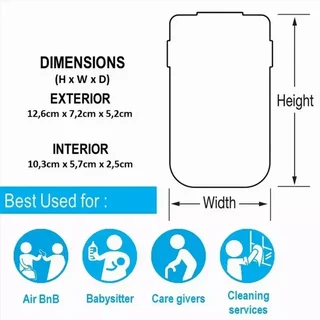 Master Lock 5425EURD Wandmontierter Schlüsseltresor mit integrierter LED-Hintergrundbeleuchtung für sicheren Schlüsseltausch