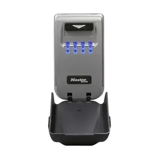 Master Lock 5425EURD Wandmontierter Schlüsseltresor mit integrierter LED-Hintergrundbeleuchtung für sicheren Schlüsseltausch