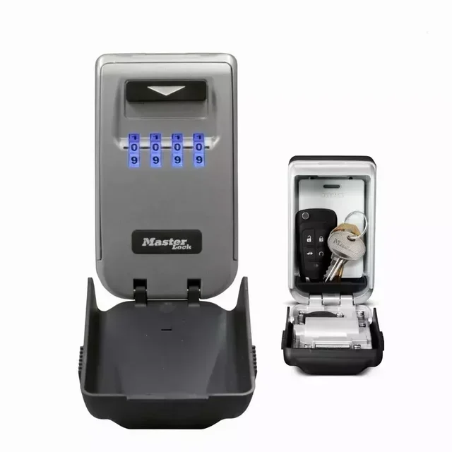 Coffre à clés mural Master Lock 5425EURD avec rétroéclairage LED intégré pour partage sécurisé