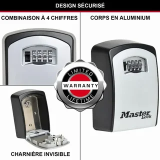 Master Lock 5403EURD Schlüsseltresor XL Wandmontage Hochsicherheit