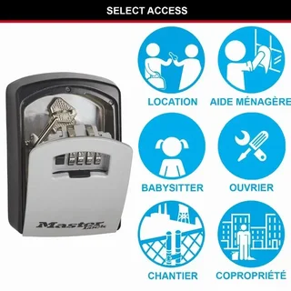 Master Lock 5403EURD Schlüsseltresor XL Wandmontage Hochsicherheit