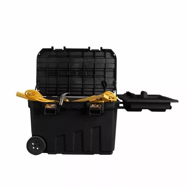 Stanley 91L Jobsite Chest with Removable Tray and Telescopic Handle