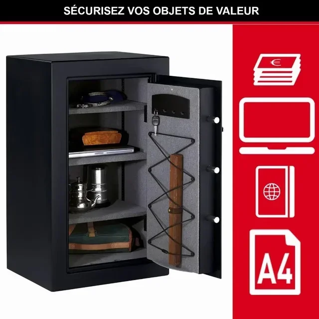 Caja Fuerte Electrónica Master Lock 169L XXL - Cerradura Programable Acero Macizo