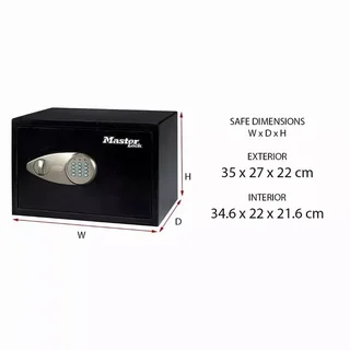 Coffre-fort électronique Master Lock X055ML 16L à combinaison digitale