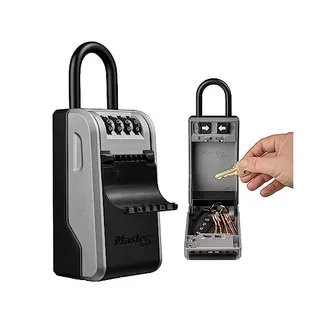 Coffre-fort à clés Master Lock 5480EURD avec arceau amovible et code 4 chiffres