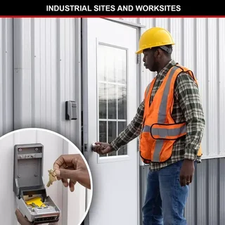 Master Lock 5481EURD Wall-Mounted Key Safe Box 10 Keys Digital Combination Lock