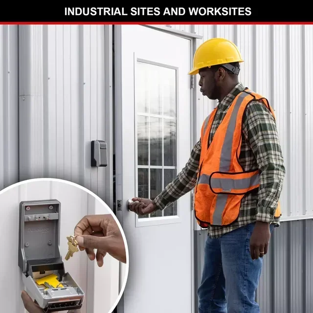 Master Lock 5481EURD Wall-Mounted Key Safe Box 10 Keys Digital Combination Lock