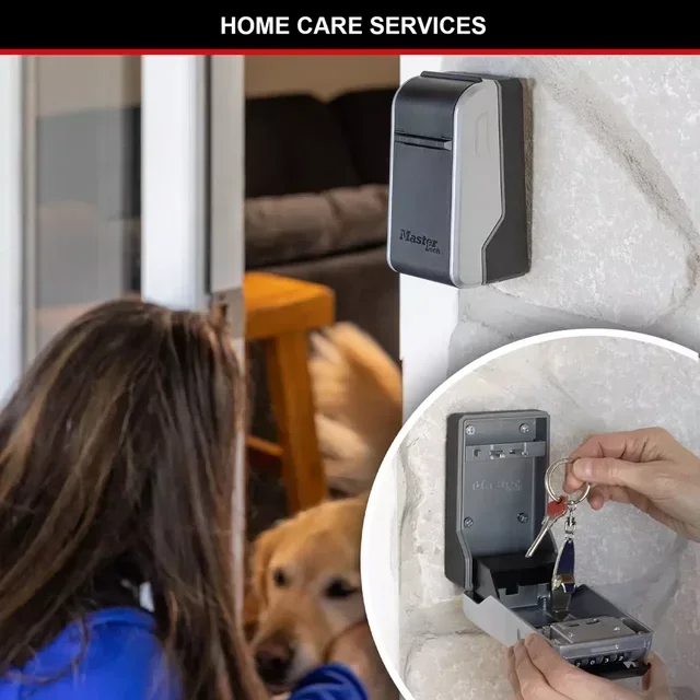 Master Lock 5481EURD Wall-Mounted Key Safe Box 10 Keys Digital Combination Lock