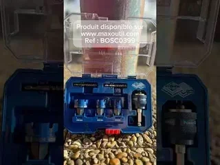 Coffret 3 scies trépan carbure Bosch métal Ø 22/25/32 mm Expert 2608900502