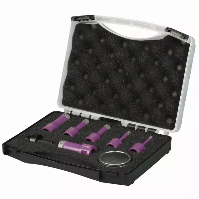 Diamant Bohrkronen Set 6-teilig Sidamo M14 Trockenbohren 9-22mm Keramik Granit Marmor