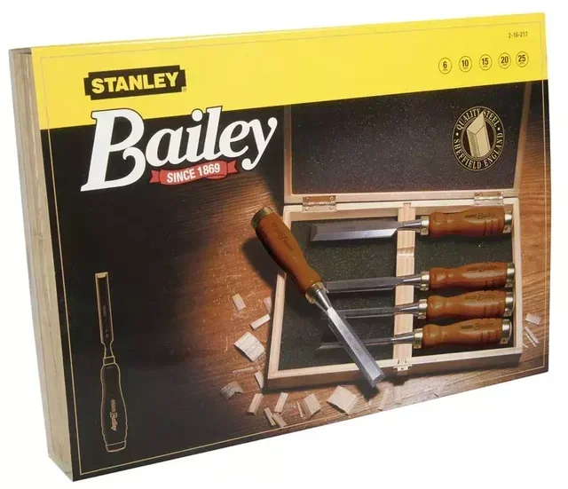 Coffret 5 ciseaux coiffure professionnels Bailey largeurs 6-25mm acier EN31