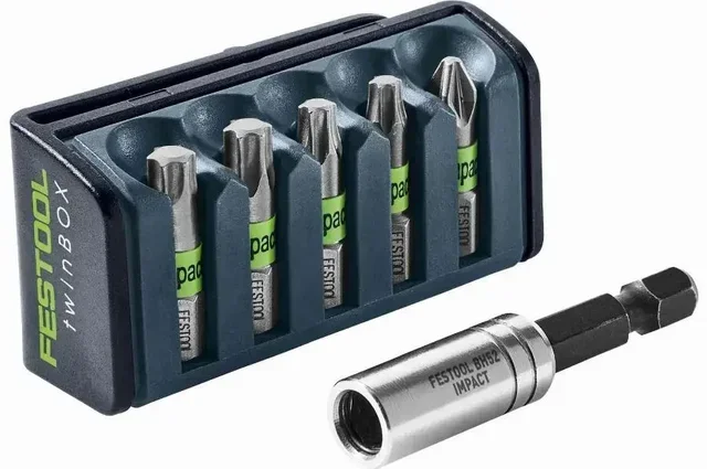 Festool BT-IMP SORT1 Bit Set 6pcs Torx Pozidriv Screwdriver Bits 204381