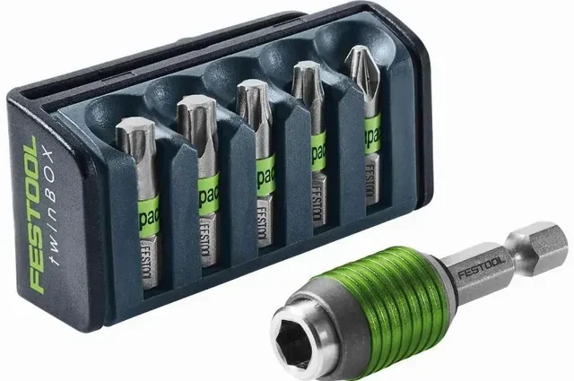 FESTOOL BT-IMP SORT3 Impact Driver Bit Set 6 Pieces Torx Pozidriv Screwdriver Bits