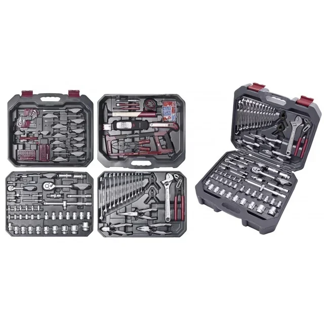 Coffret outils 243 pièces KRAFWERK 1/2" et 1/4" - Douilles clés embouts