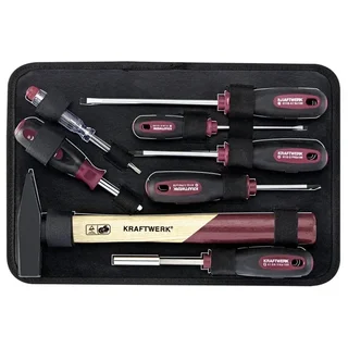 Pro-Line 1/4" Tool Set KRAFTWERK 123 Pieces - Professional Aluminum Tool Case