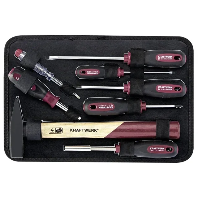 Pro-Line 1/4" Tool Set KRAFTWERK 123 Pieces - Professional Aluminum Tool Case