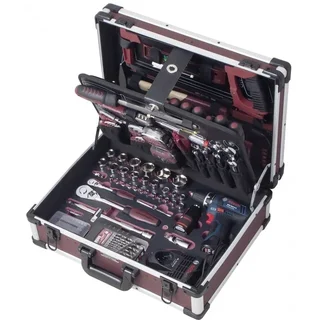 Cassetta Attrezzi Pro-Line KRAFTWERK 264 Pezzi con Trapano BOSCH 10,8V - Modello 3949