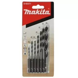 Set 7 Punte per Legno MAKITA D-62371 per Legno Morbido e Duro