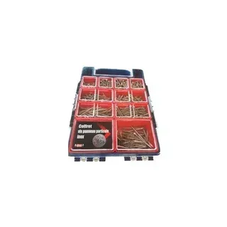 Coffret 730 vis autoperceuses inox Lennie pour bois et panneaux de particules - Assortiment visserie 10 tailles COFVPPAV2