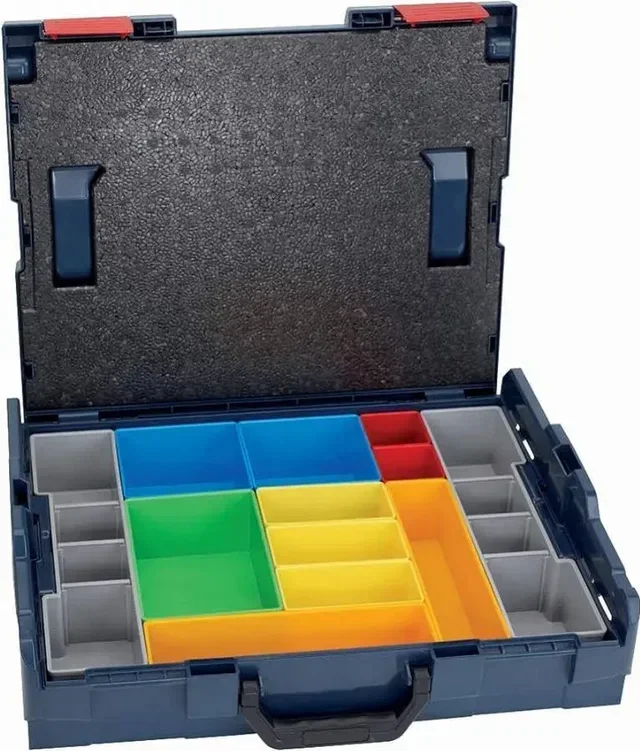 Bosch L-BOXX 102 Storage Case with 12-Piece Color Accessory Set