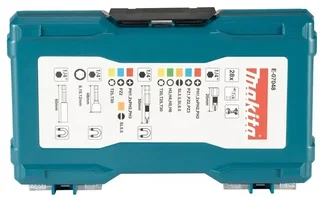 Set Avvitamento 28 Pezzi Inserti e Bussole MAKITA E-07048 Professionale