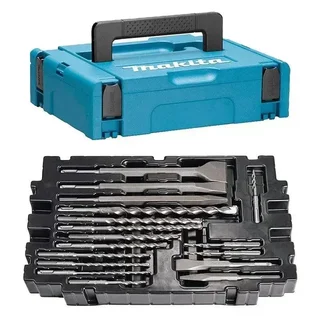 Makita 17-teiliges SDS-Plus Bohrer- und Meißel-Set B-52059 - Betonbohrer und Stemmeisen Kit