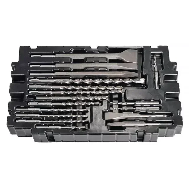 Makita 17-teiliges SDS-Plus Bohrer- und Meißel-Set B-52059 - Betonbohrer und Stemmeisen Kit