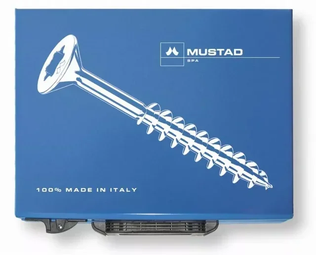 Metallkoffer 910 Panelvit TX20 Chromiting Schrauben MUSTAD 15 Abmessungen