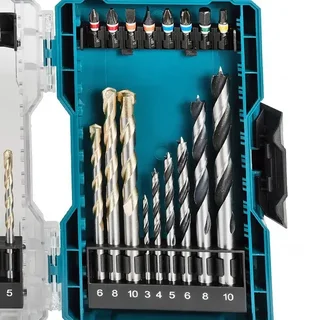 Coffret perçage vissage 27 pièces MAKITA E-07032 mèches HSS titane forets maçonnerie embouts
