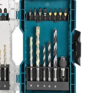 MAKITA E-07054 Set di Punte da Trapano e Avvitamento 29 Pezzi Multi-Materiale Legno Metallo Muratura
