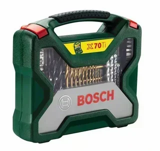 BOSCH 70-Piece Drill and Screwdriver Bit Set Ø4-10 mm X-Line