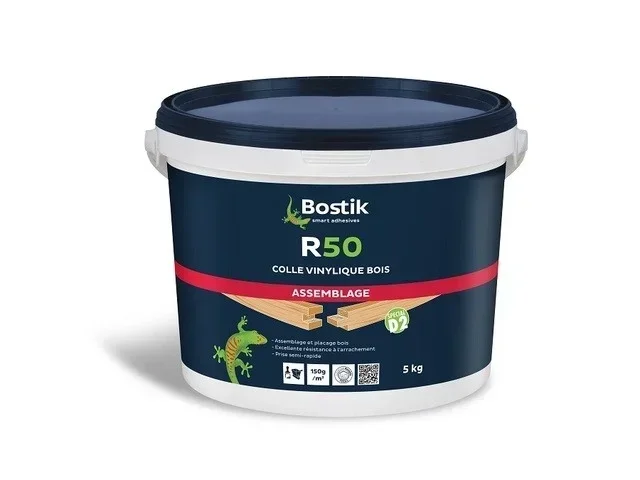 Colle contact Bostik R50 bois séchage rapide 5kg