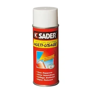 Colle néoprène en spray 500ml - Aérosol adhésif contact bois tissu polystyrène